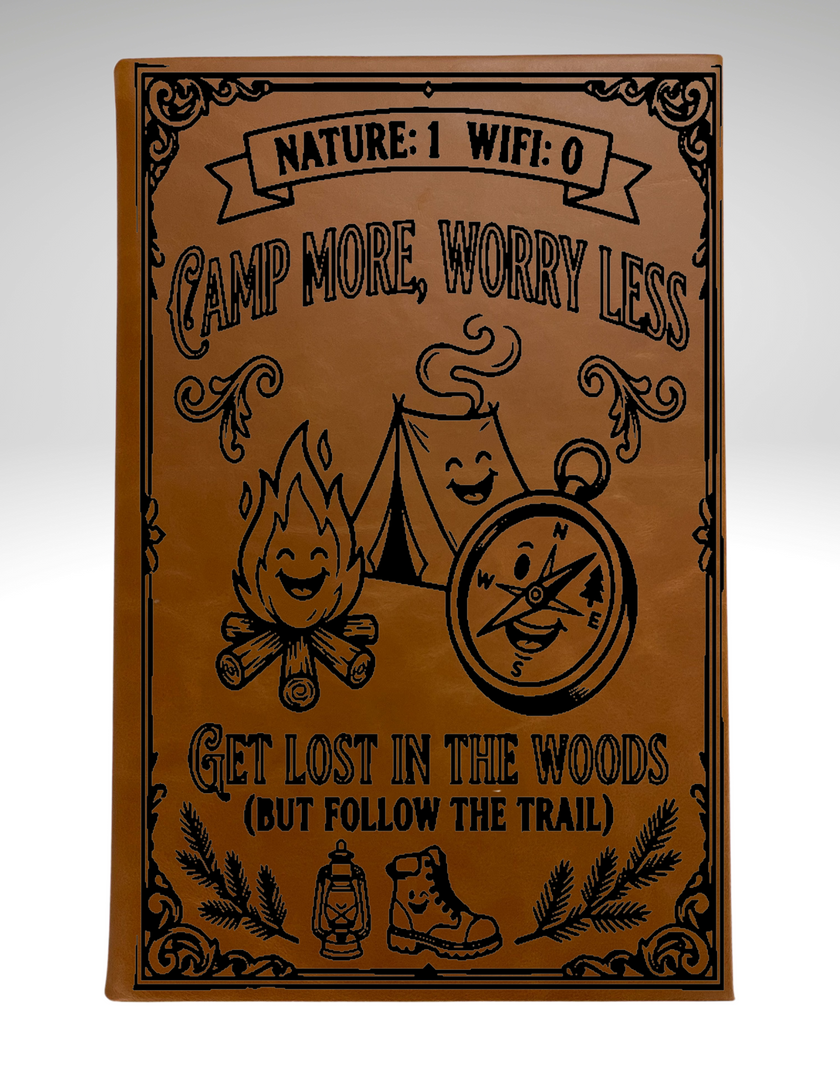 Funny Engraved Leather Journals