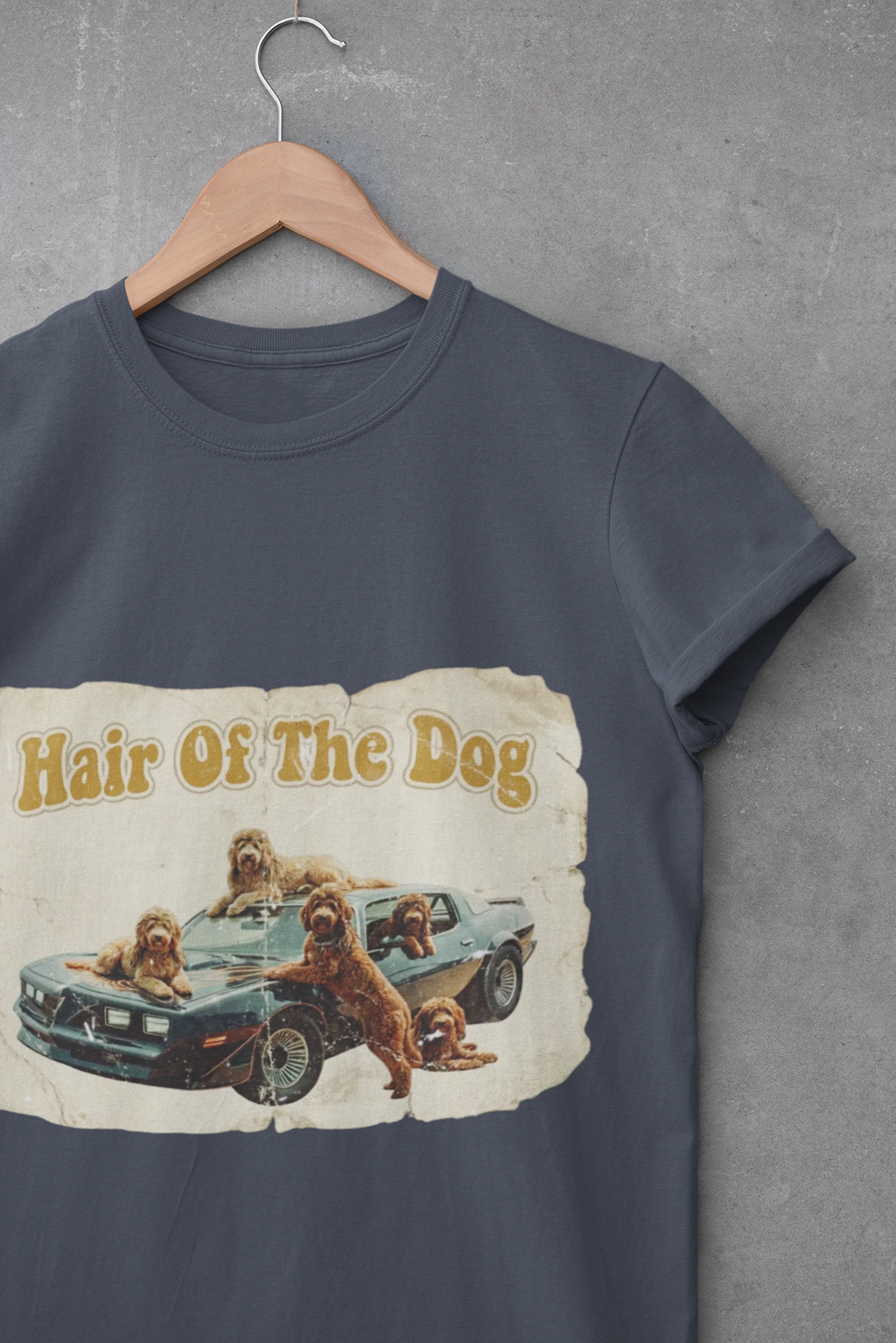 Hair of the Dog Vintage Dog Retro Style T-Shirt