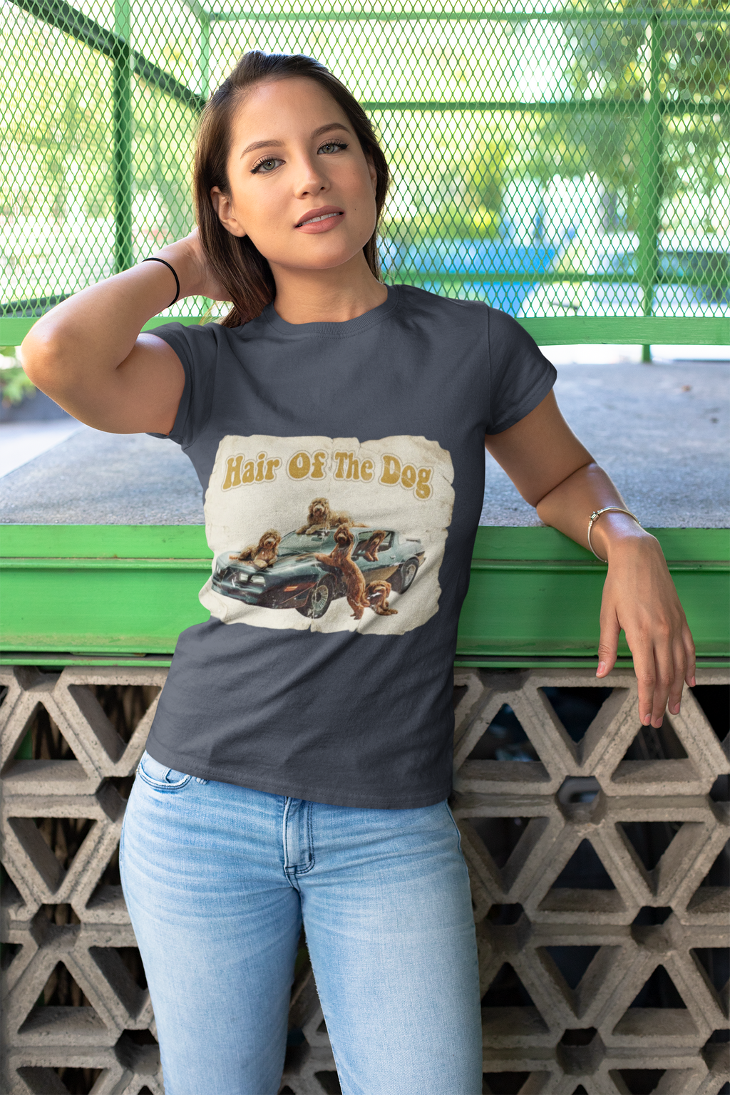 Hair of the Dog Vintage Dog Retro Style T-Shirt