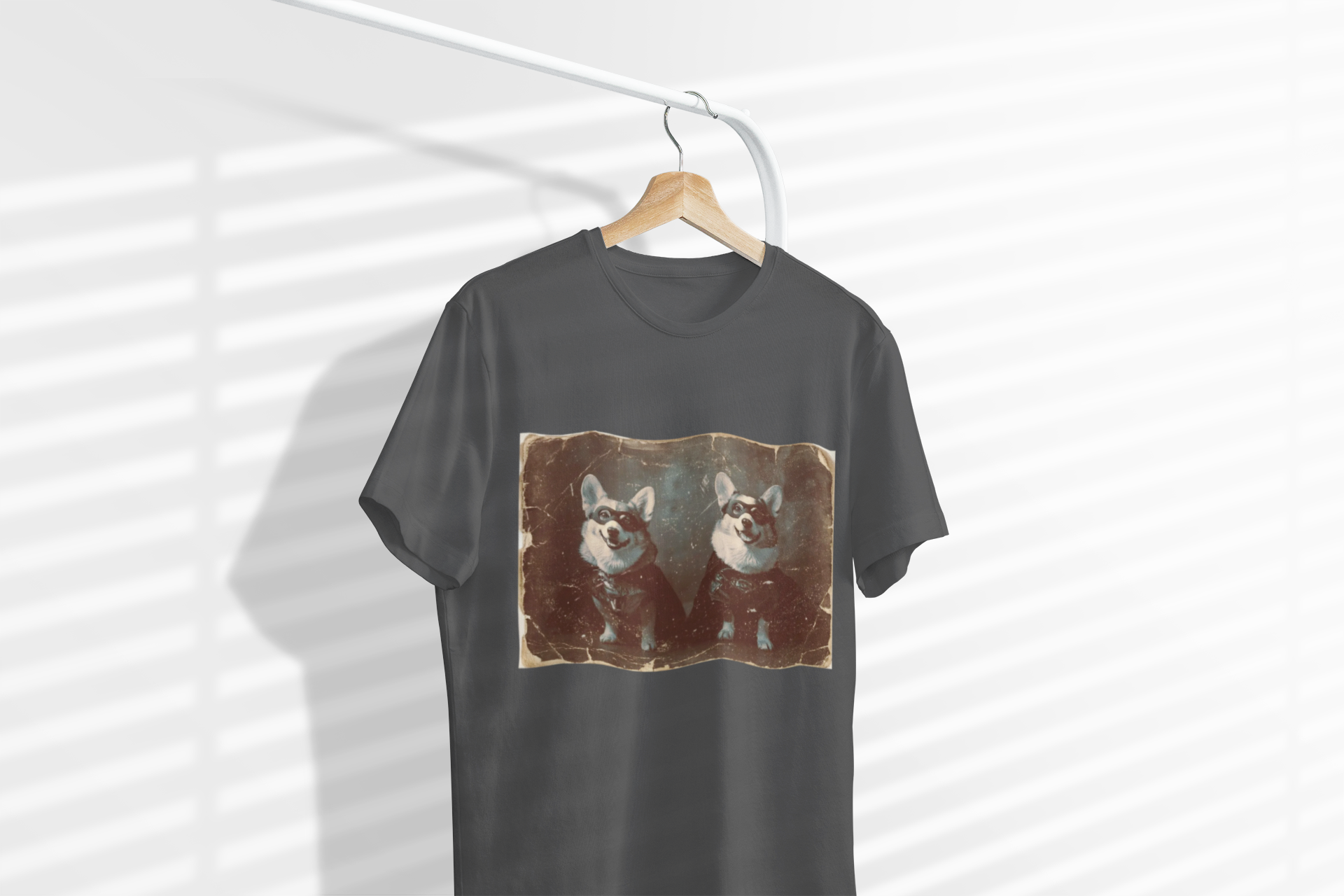 Corgi Superhero Vintage T-Shirt