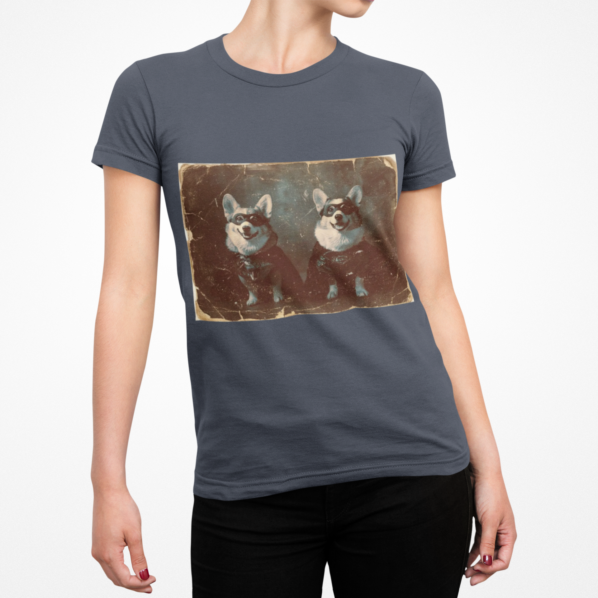 Corgi Superhero Vintage T-Shirt