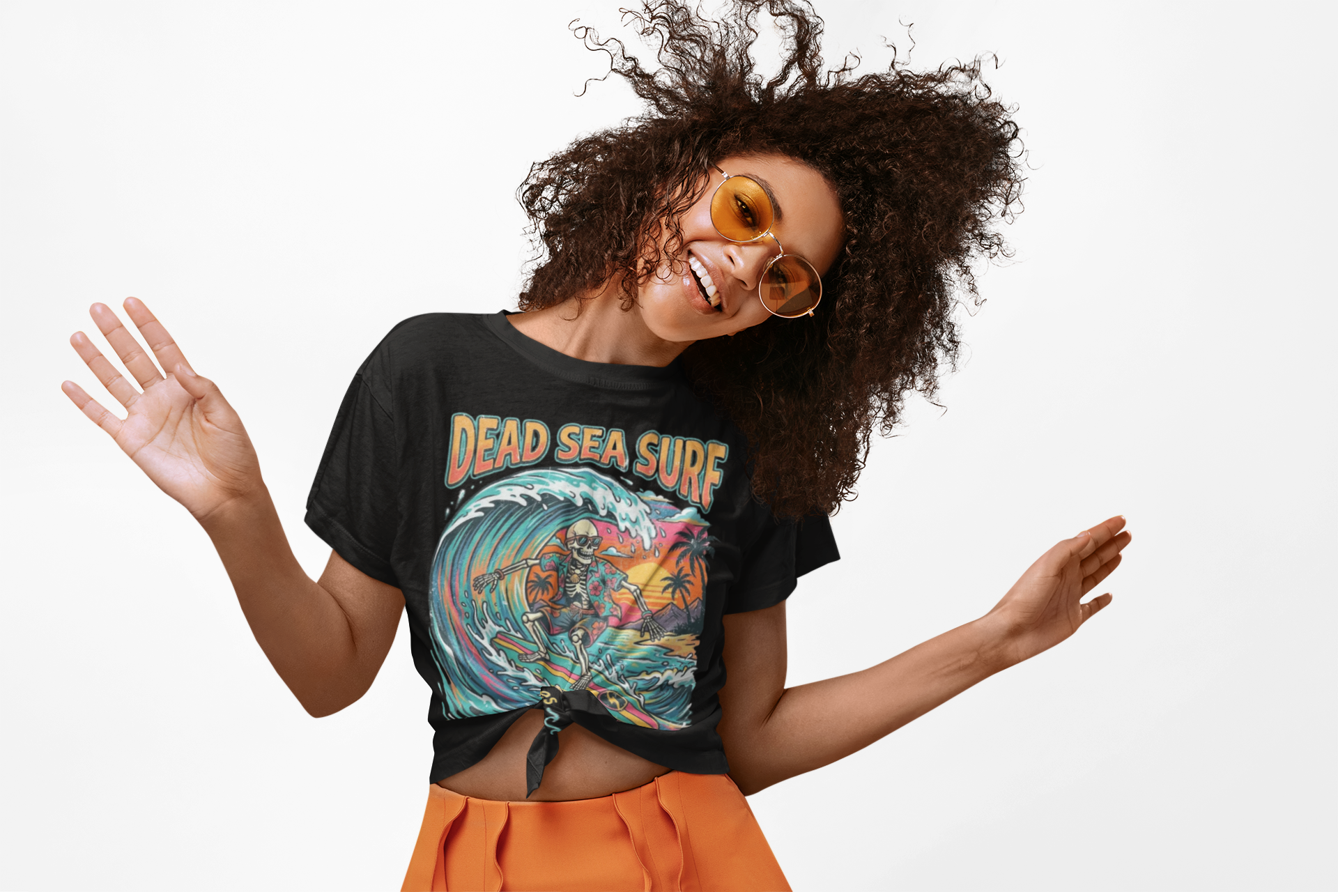 Dead Sea Surf Shark Attack T-Shirt | Bold Nautical Graphic Tee – 3D Sons Supply Co
