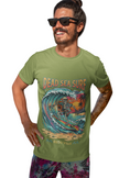 Dead Sea Surf Shark Attack T-Shirt | Bold Nautical Graphic Tee – 3D Sons Supply Co