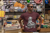 DJ Doodle T‑Shirt — Vintage Turntable Puppy Graphic Tee