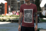 Dachshund Smoking Portrait Tee – Vintage Smokin' Dog Art T-Shirt