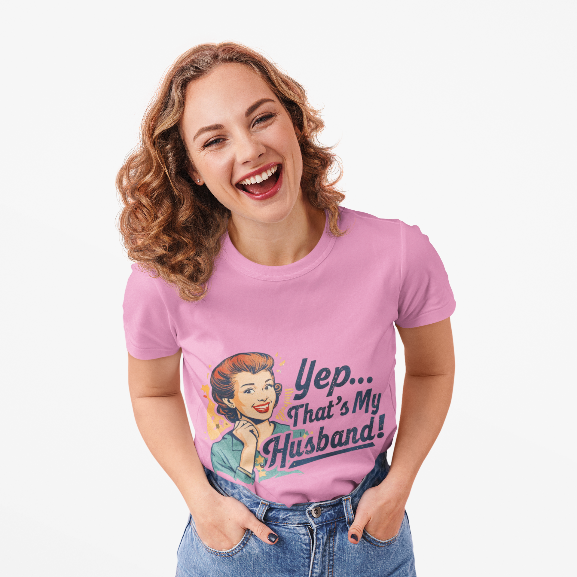 Yep... That's My Husband! Women's Tee — Retro Vintage Wife Pride T-Shirt