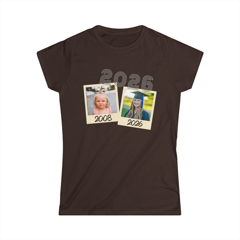 Personalized Photo & Text Graduation/Parent Gift - Women's Polaroid Tee