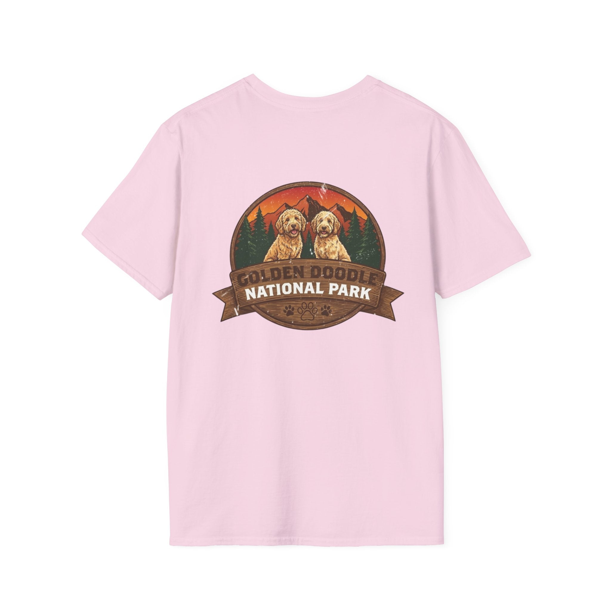 Golden Doodle National Park Staff T-Shirt — Retro Dog Lover Tee
