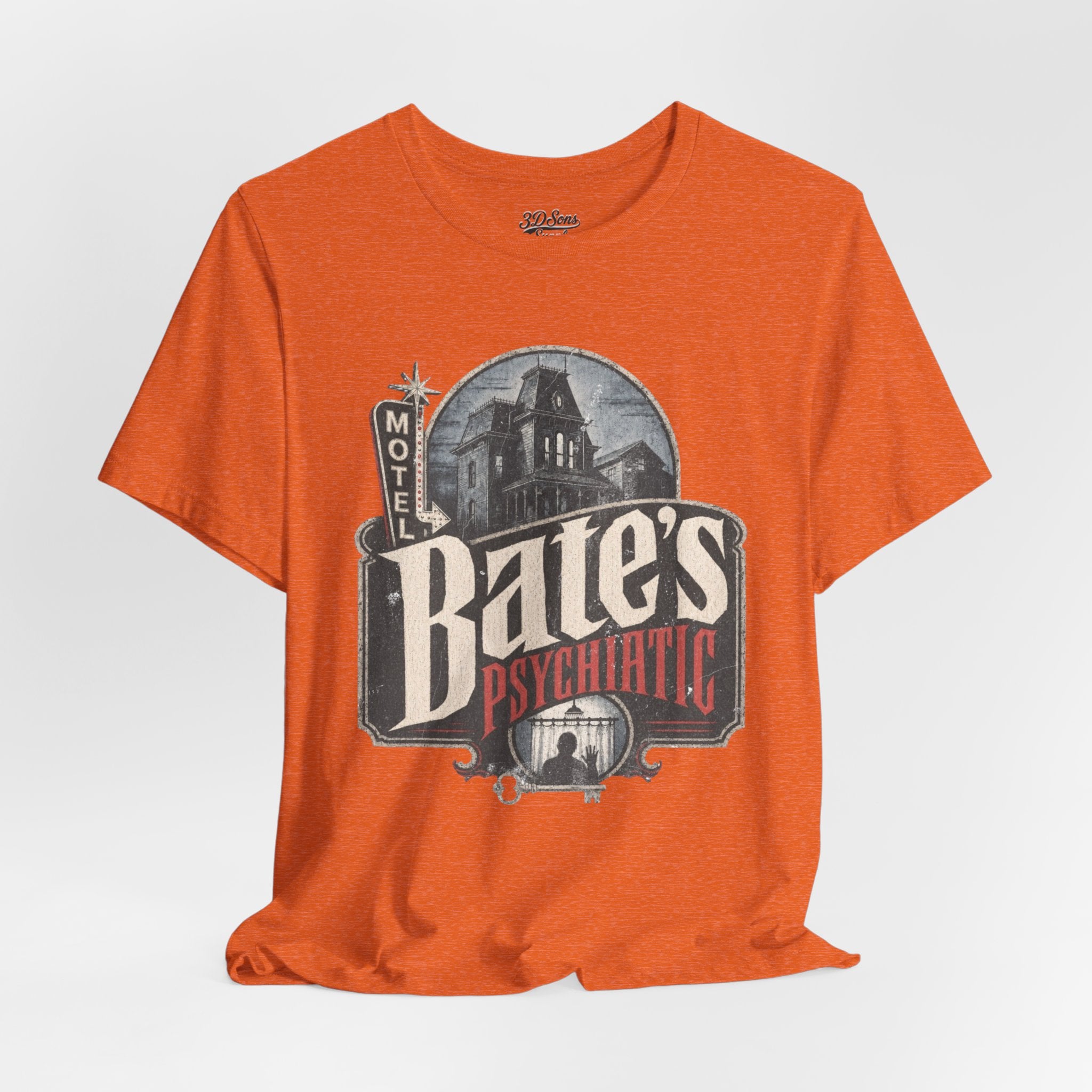 Bates Psychiatric T-Shirt — Vintage Horror Graphic Tee