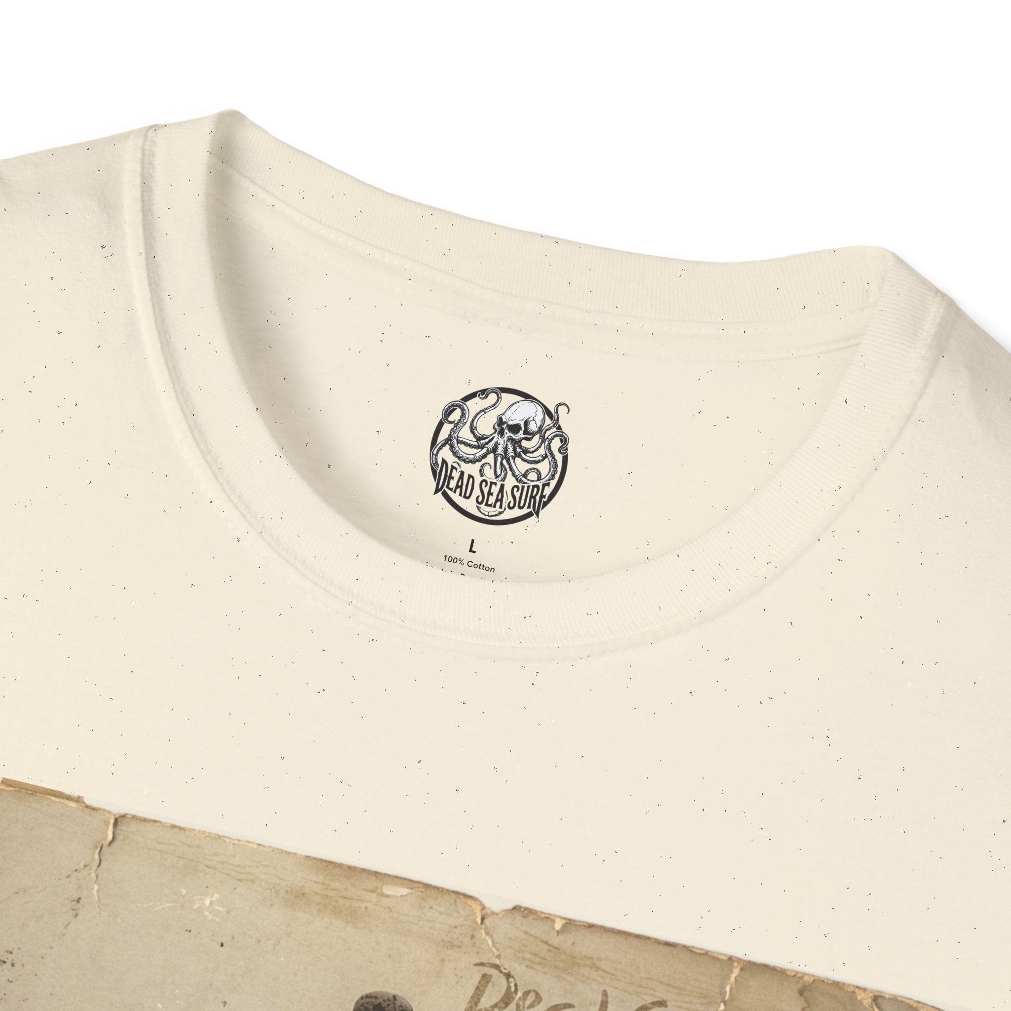 Vintage Skeleton Surfer Photograph T-Shirt | Retro Beach Surf Tee