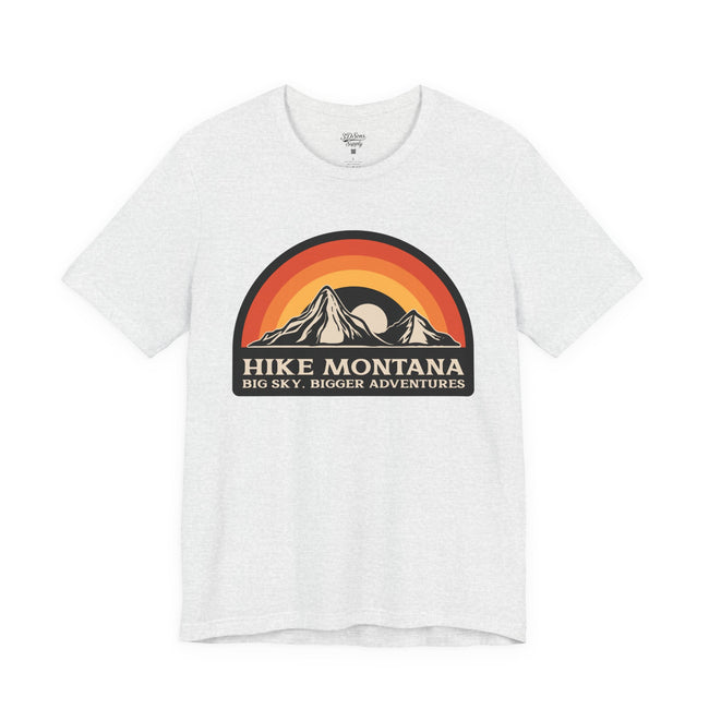 Hike Montana Mountain Adventure T-Shirt — Hiking Graphic Tee