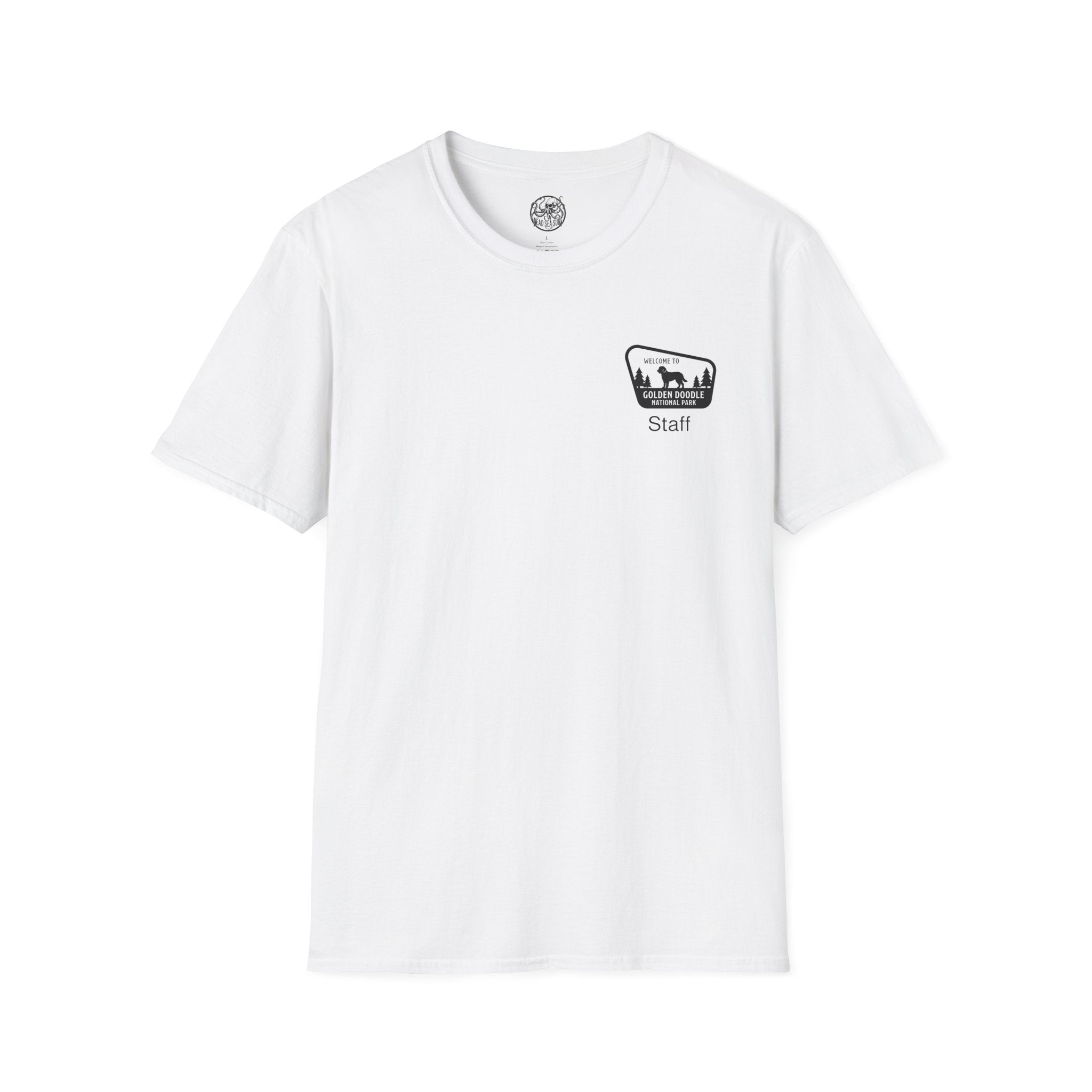 Golden Doodle National Park Staff T-Shirt | Retro Dog Lover Tee – 3D Sons Supply Co