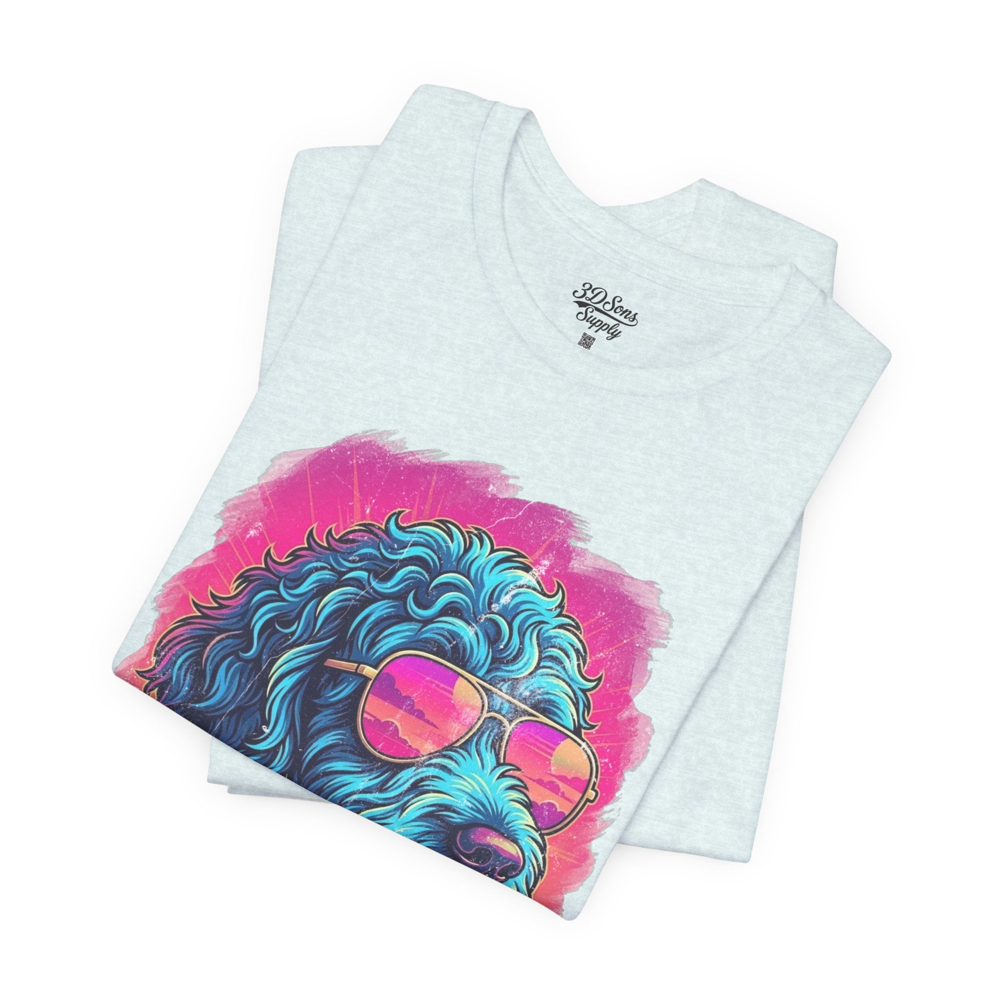 Doodle Vice City 90s Retro Tee — Funny Vintage Style T-Shirt