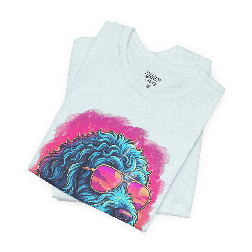 Doodle Vice City 90s Retro Tee — Funny Vintage Style T-Shirt