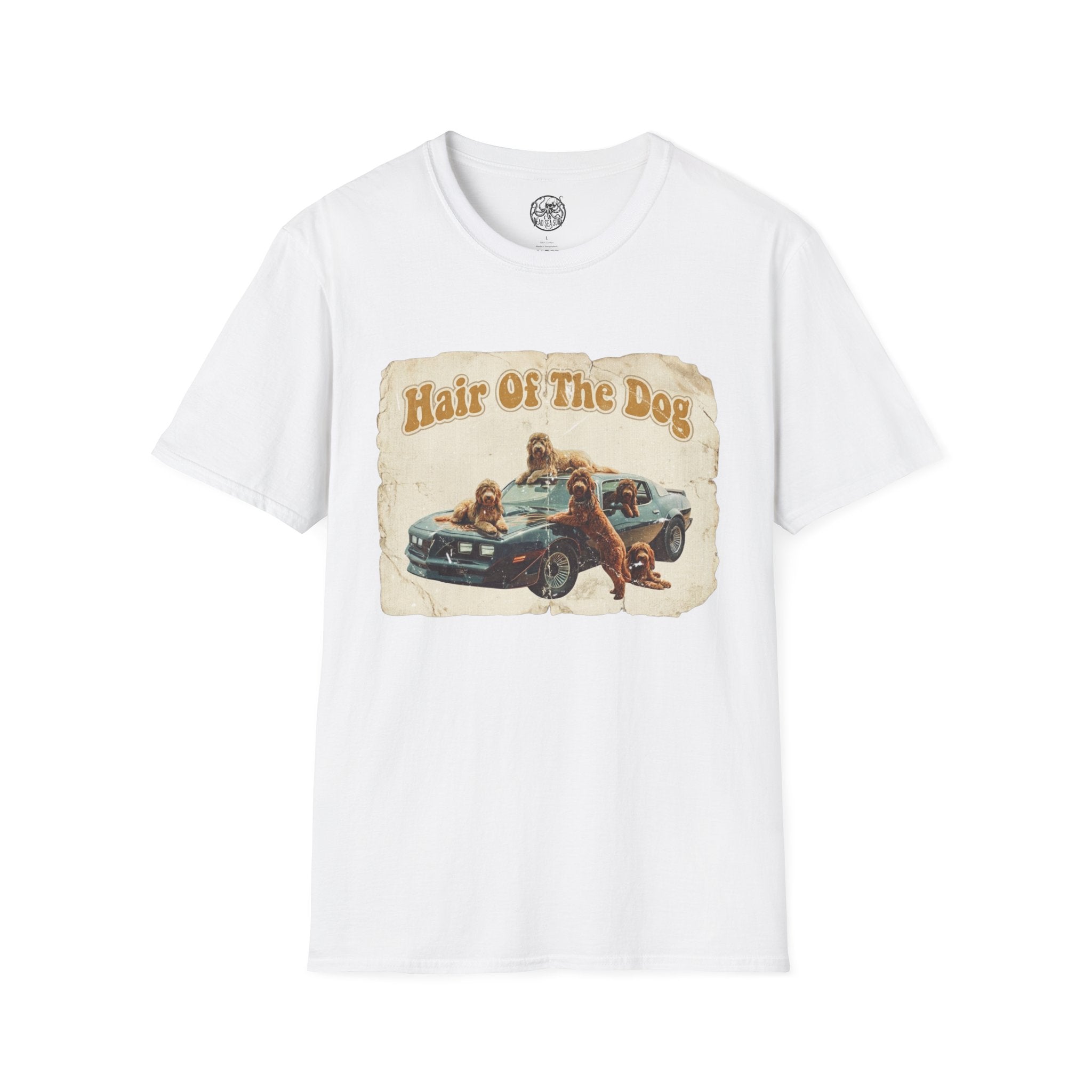 Hair of the Dog Vintage Retro Dog T-Shirt | Funny Dog Lover Graphic Tee – 3D Sons Supply Co
