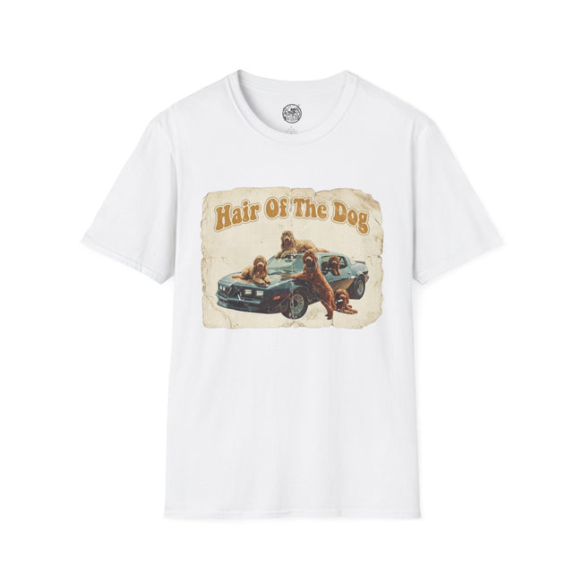 Hair of the Dog Vintage Retro Dog T-Shirt | Funny Dog Lover Graphic Tee – 3D Sons Supply Co