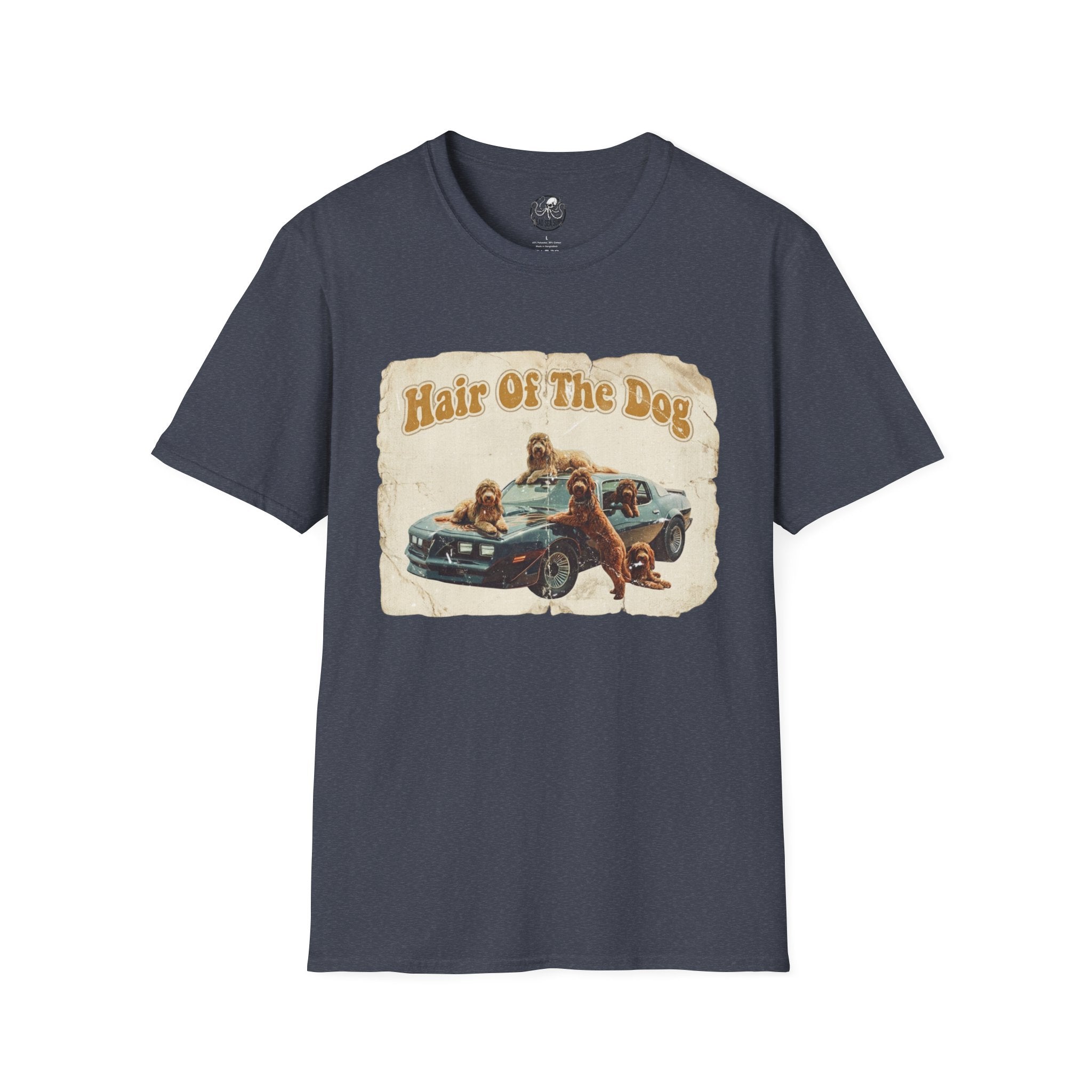 Hair of the Dog Vintage Retro Dog T-Shirt | Funny Dog Lover Graphic Tee – 3D Sons Supply Co