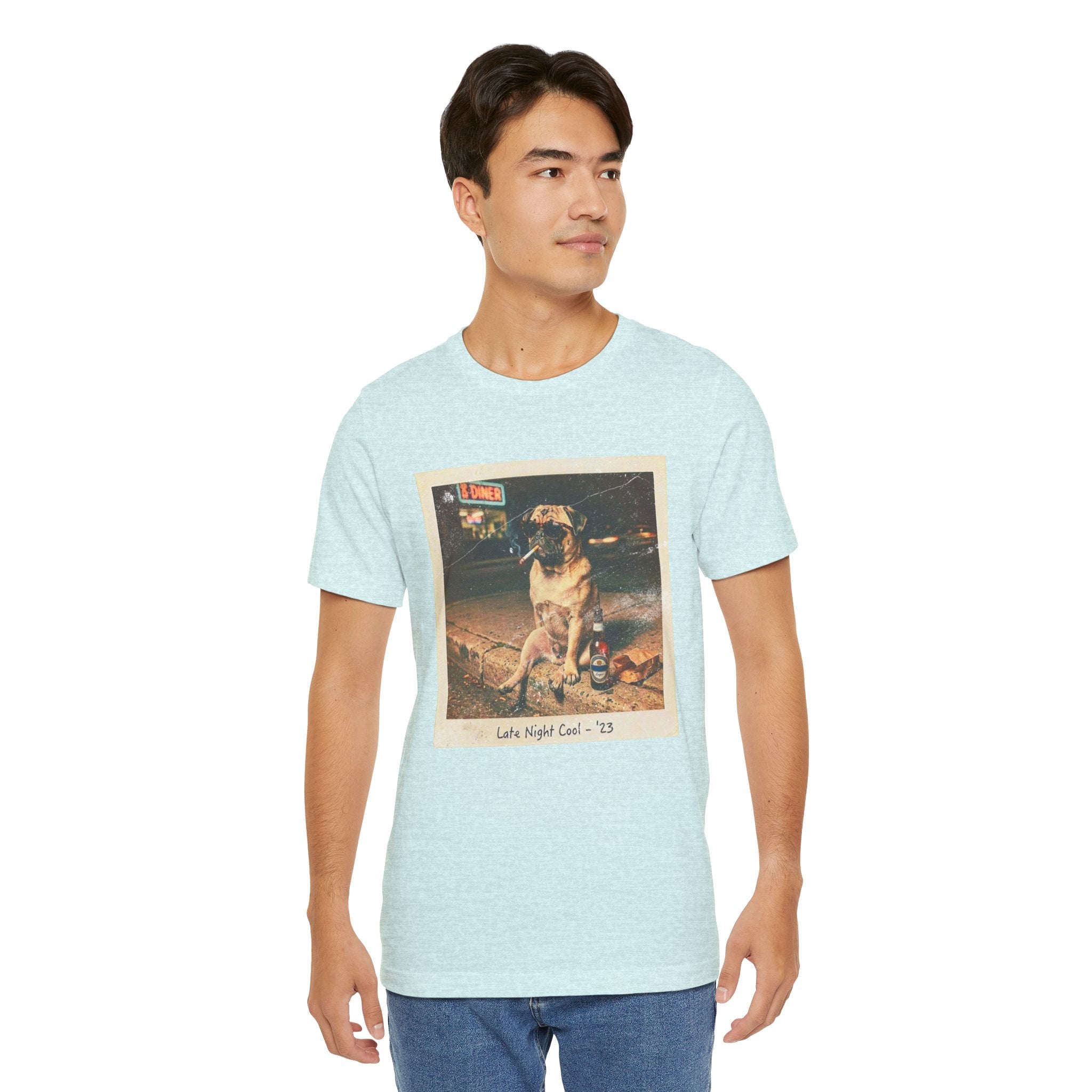 Vintage Pug Photo Tee — 