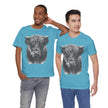 Highland Cow Smoking Tee — Vintage Highland Cattle Graphic T-Shirt