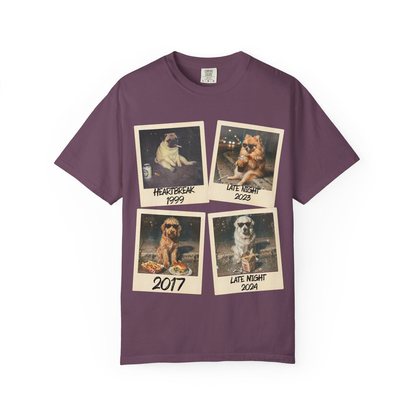 Personalized Polaroid Photo Tee — Custom Image & Text Options