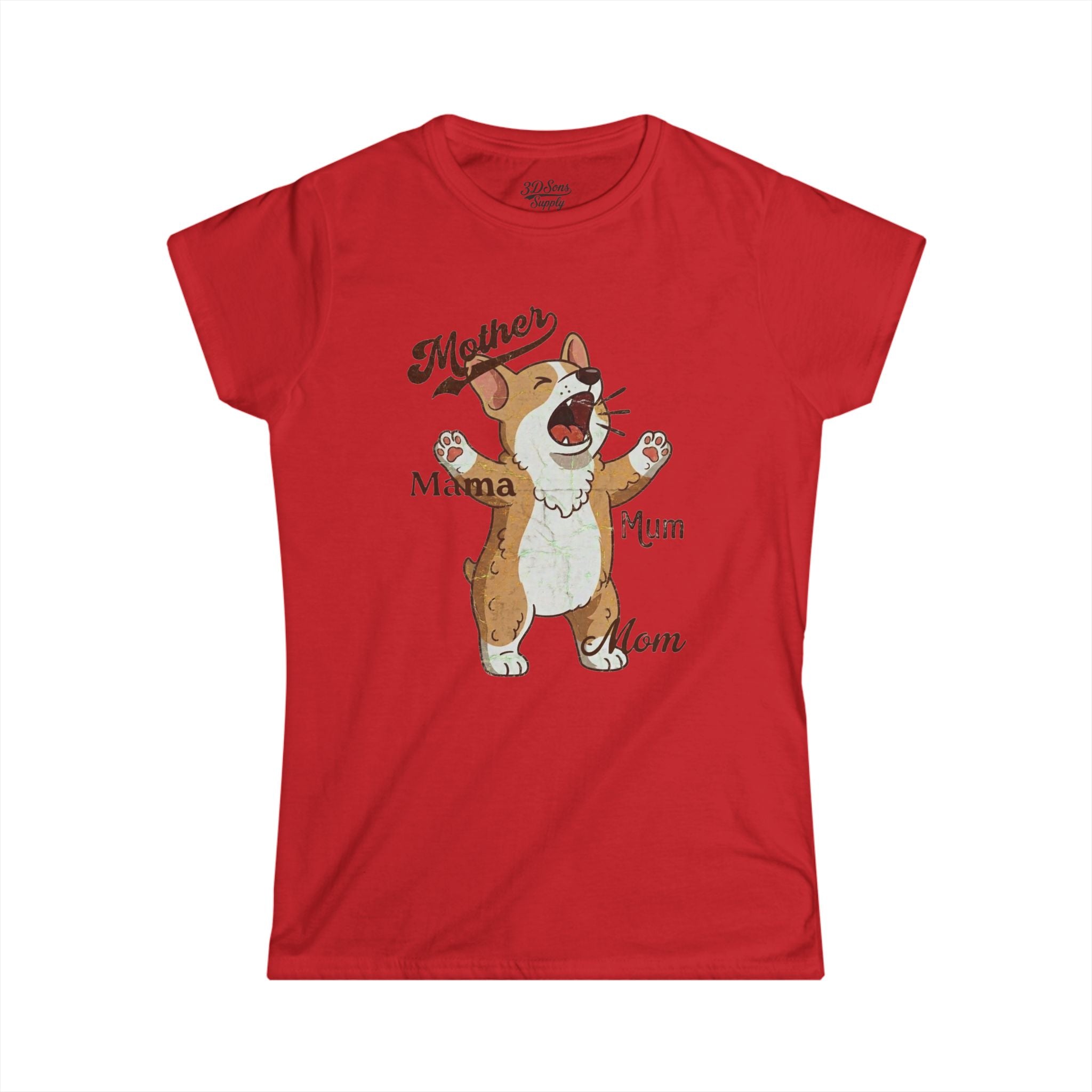 Corgi Mama Mother's Day Tee — Women's Corgi Mom T-Shirt
