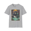 Bigfoot & Alien Playing Poker T-Shirt — Funny Cryptid Woods Tee