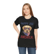 Patriotic Lab Dog Tee — 