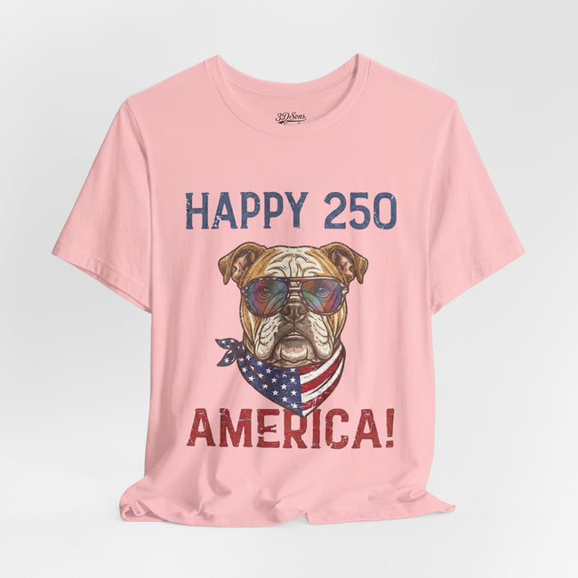 Patriotic Bulldog Tee - 