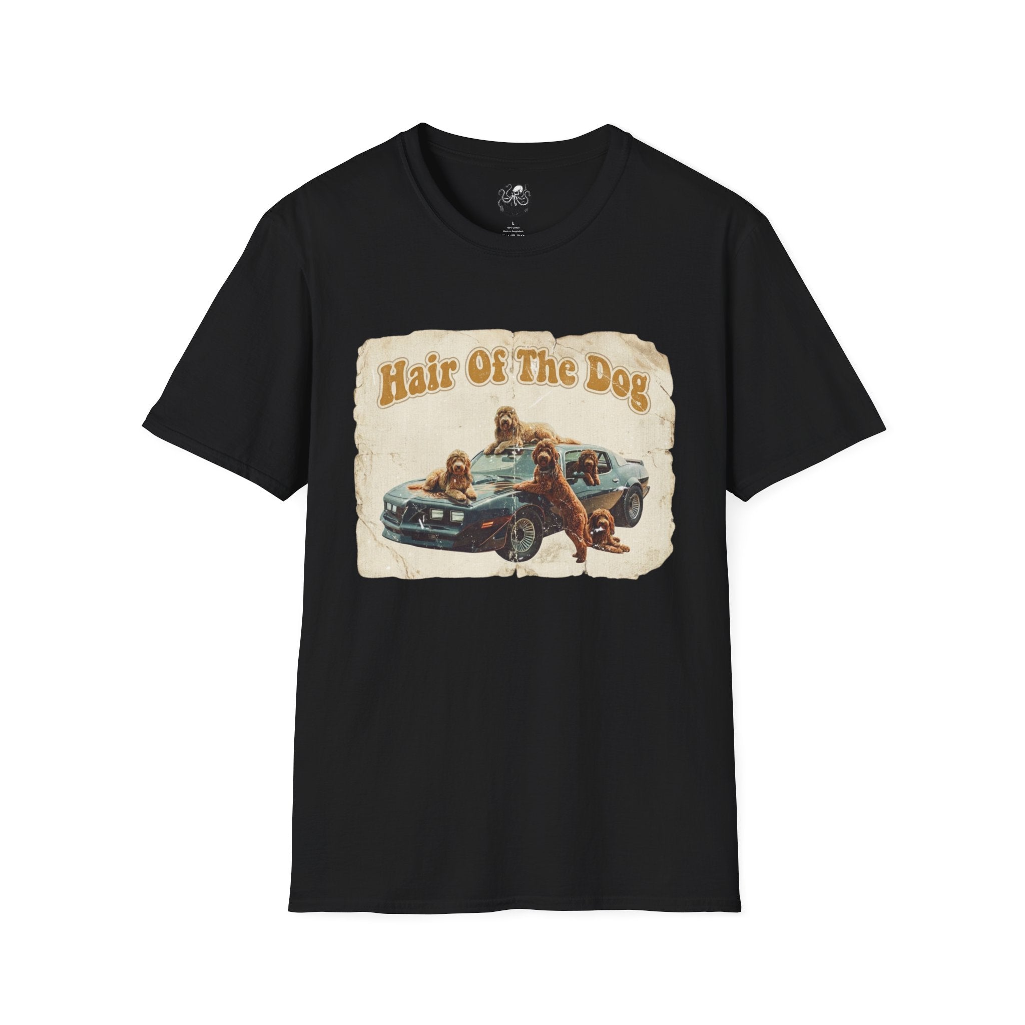 Hair of the Dog Vintage Retro Dog T-Shirt | Funny Dog Lover Graphic Tee – 3D Sons Supply Co