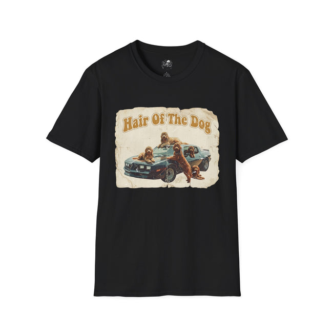 Hair of the Dog Vintage Retro Dog T-Shirt | Funny Dog Lover Graphic Tee – 3D Sons Supply Co