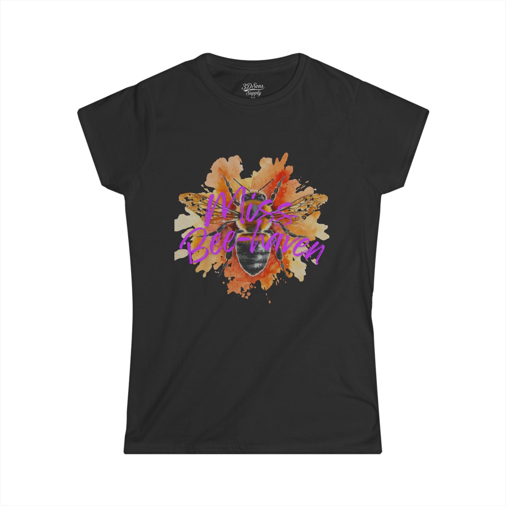 Miss Bee-Haven Women's Tee — Cute Bee Graphic Shirt for Bee Lovers