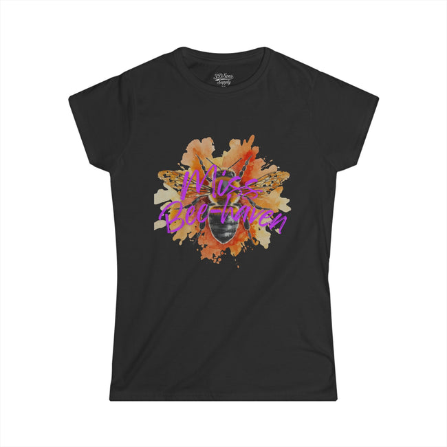 Miss Bee-Haven Women's Tee — Cute Bee Graphic Shirt for Bee Lovers