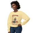 Vintage Halloween Cat Crewneck Sweatshirt | Retro Moon, Pumpkins, Witch Hat