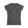 American Longhorn Skull Women's Tee — Rugged Western Graphic Shirt