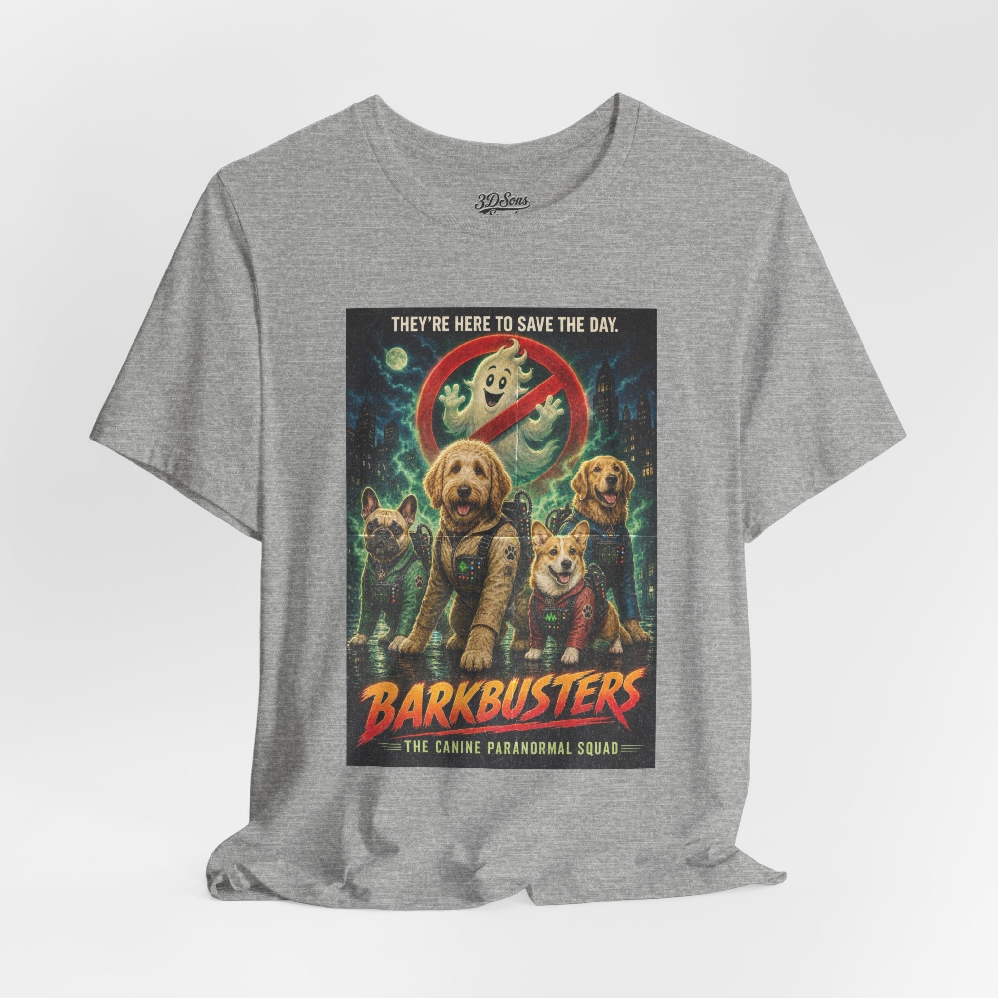 Barkbusters Retro Dog Movie Tee — 