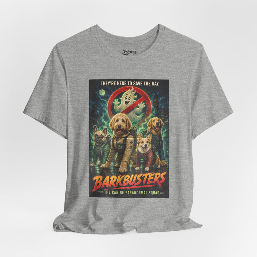 Barkbusters Retro Dog Movie Tee — 