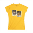 Personalized Polaroid Photo Women's Tee — Custom 2-Image Keepsake