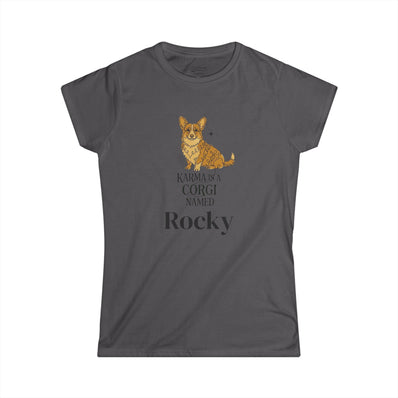 Karma Is A Corgi Named Personalized Tee — Personalized Corgi Illustration Shirt
