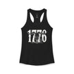 1776 Longhorn Skull Women's Racerback Tank