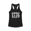 1776 Longhorn Skull Women's Racerback Tank