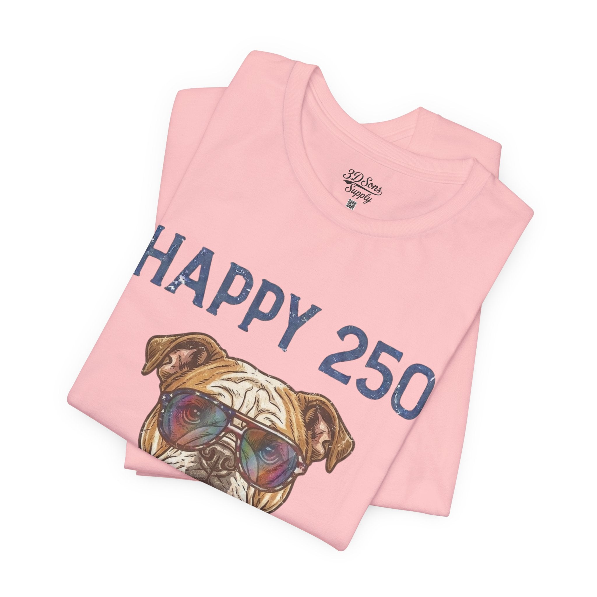 Patriotic Bulldog Tee - 