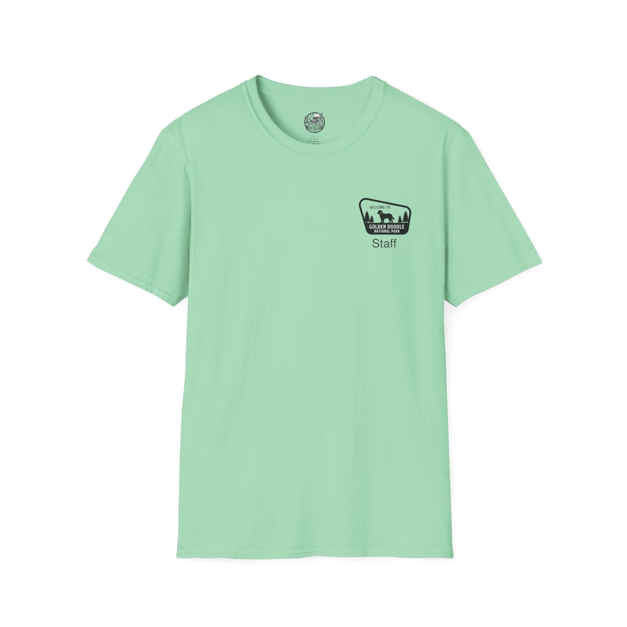 Golden Doodle National Park Staff T-Shirt | Retro Dog Lover Tee – 3D Sons Supply Co