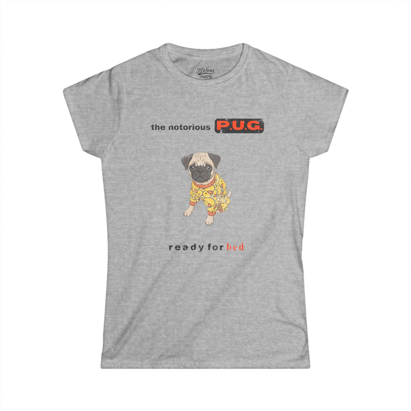 The Notorious P.U.G. Funny Pug Women's T-Shirt