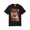 Pug At The Bar T-Shirt — Funny Vintage Pug Drinking Graphic Tee