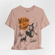 Witches Be Trippin' Halloween Tee - Cute Witch Cat Graphic T-Shirt
