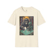 Bigfoot & Alien Playing Poker T-Shirt — Funny Cryptid Woods Tee