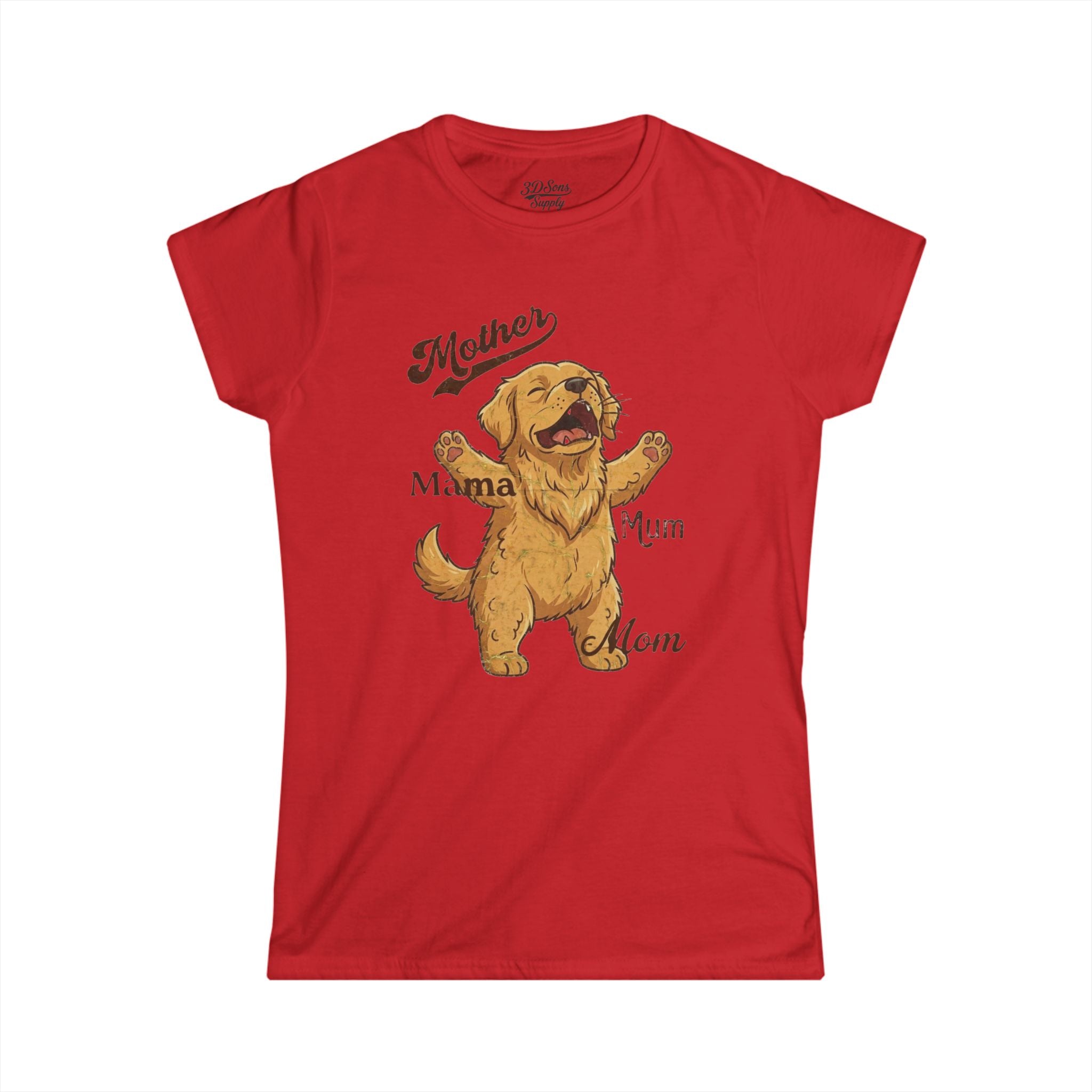 Golden Retriever Mom T-Shirt — Mother's Day Dog Mama Tee