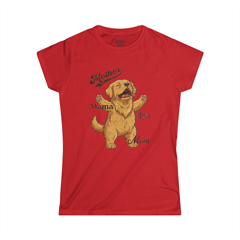 Golden Retriever Mom T-Shirt — Mother's Day Dog Mama Tee