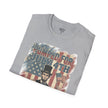 Pumped for July 4th T-Shirt | Patriotic Buff Abraham Lincoln Flag Design