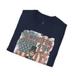 Pumped for July 4th T-Shirt | Patriotic Buff Abraham Lincoln Flag Design